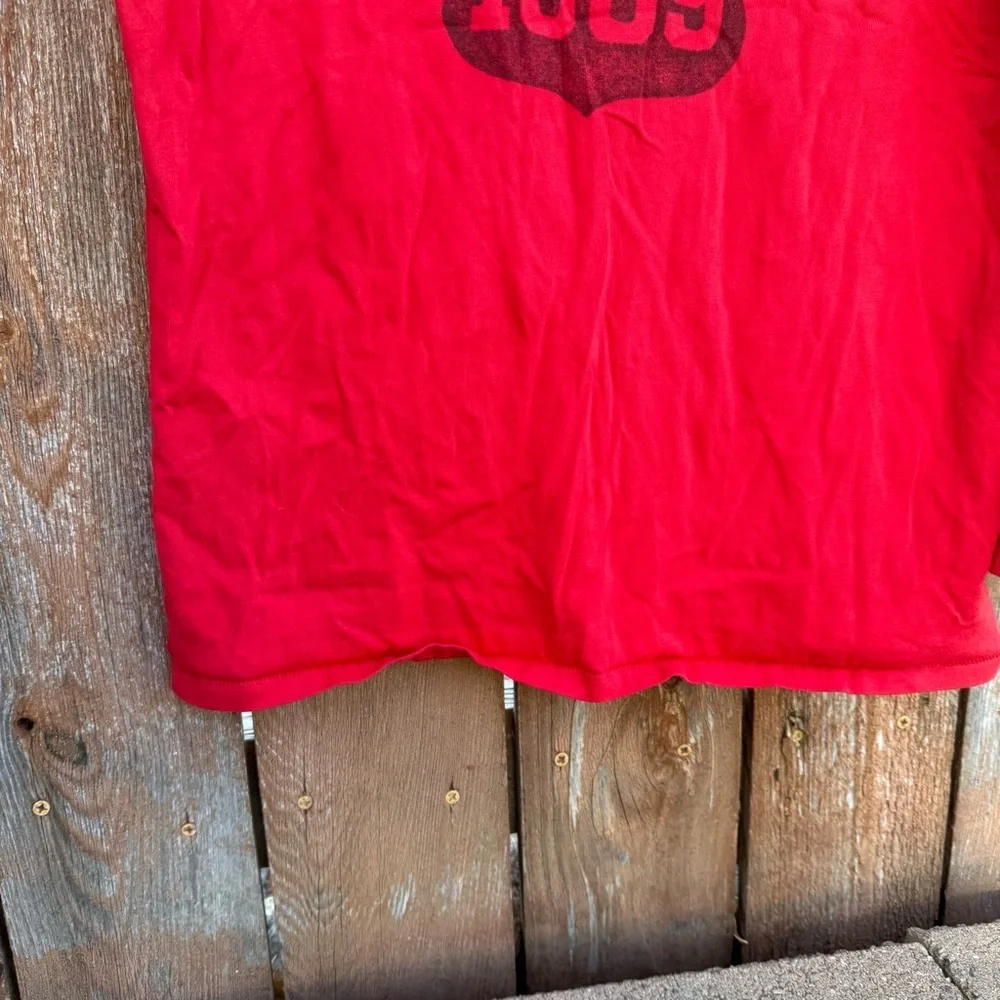 GAP Kids Red Logo Long Sleeve Tee Shirt Size 14-16